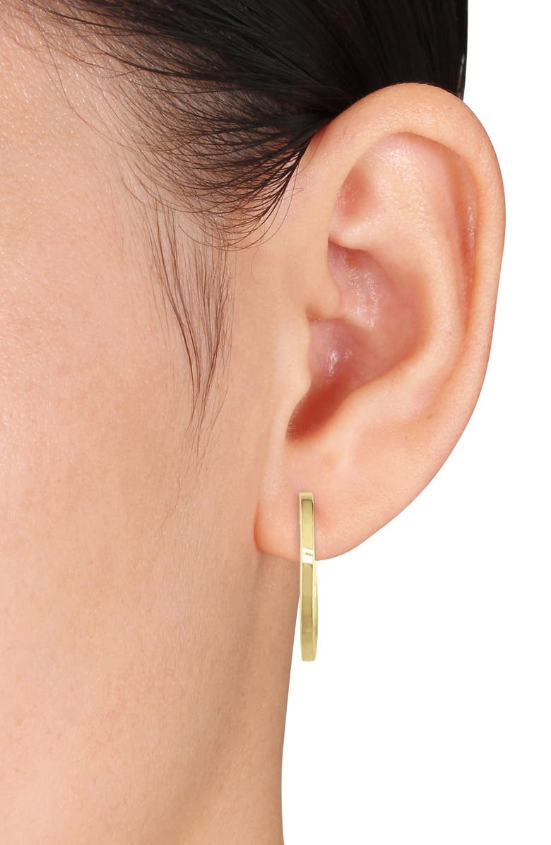 DELMAR 10K Gold Hoop Earrings, 24mm, Alternate, color,