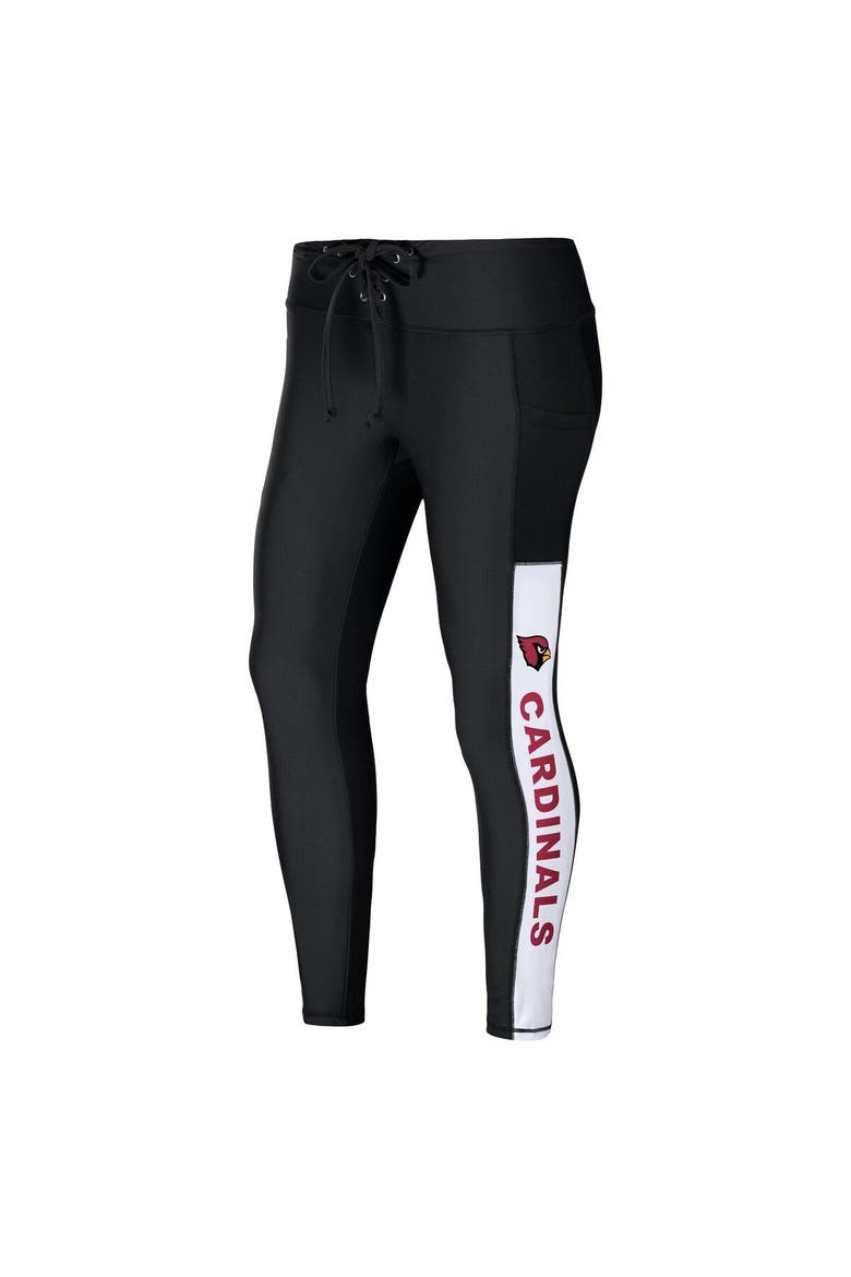Women's WEAR by Erin Andrews Black Arizona Cardinals Leggings, Alternate, color, Black
