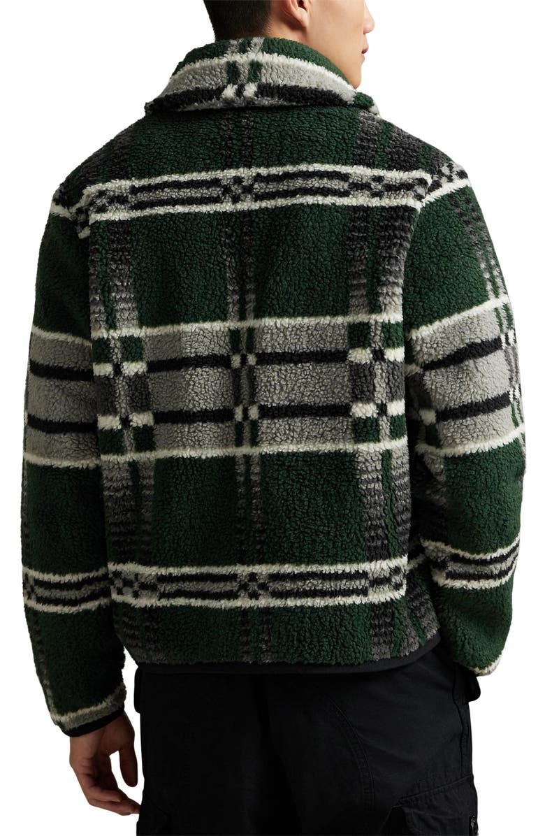 Polo Ralph Lauren Geometric Print High Pile Fleece Jacket, Alternate, color, Canadian Blanket