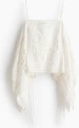 H&M Broderie Anglaise Strappy Top