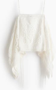 H&M Broderie Anglaise Strappy Top