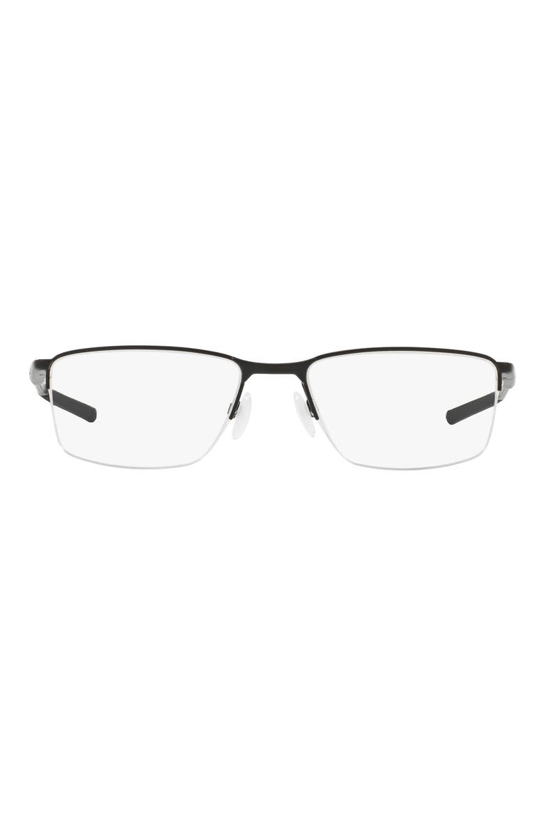 Socket 5.5 56mm Rectangular Optical Glasses, Main, color, BLACK