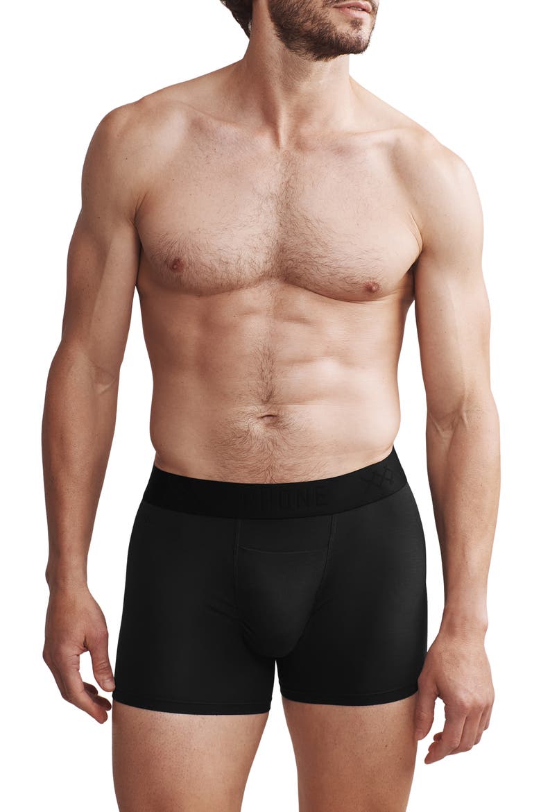 C.O.R. 4-Inch Boxer Briefs, Main, color, PURE BLACK