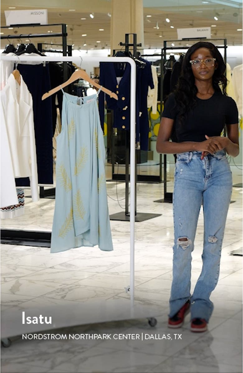 Joanna Beaded Palm Minidress, sales video thumbnail