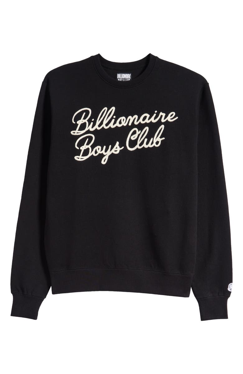 Billionaire Boys Club Signature Embroidered Cotton Graphic Sweatshirt, Alternate, color, 
