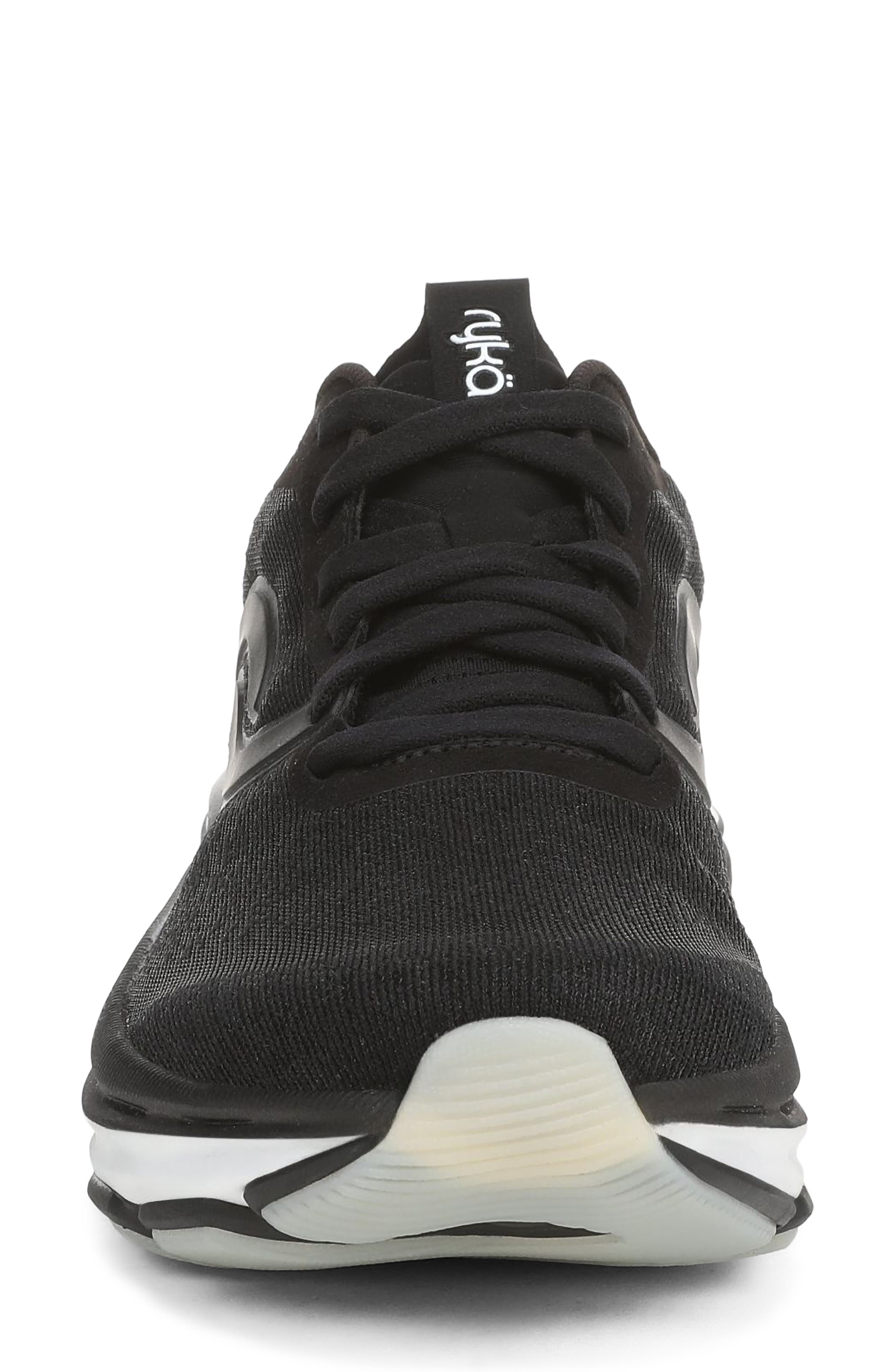 Rykä Dedicate Xtra LX Walking Sneaker, Alternate, color, Black