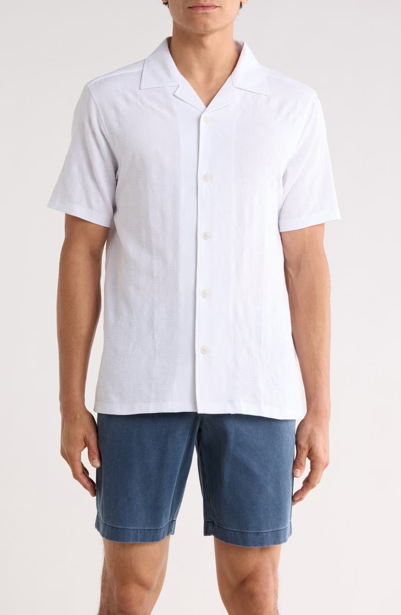 Robert Barakett Villa Resort Camp Shirt, Main, color, White