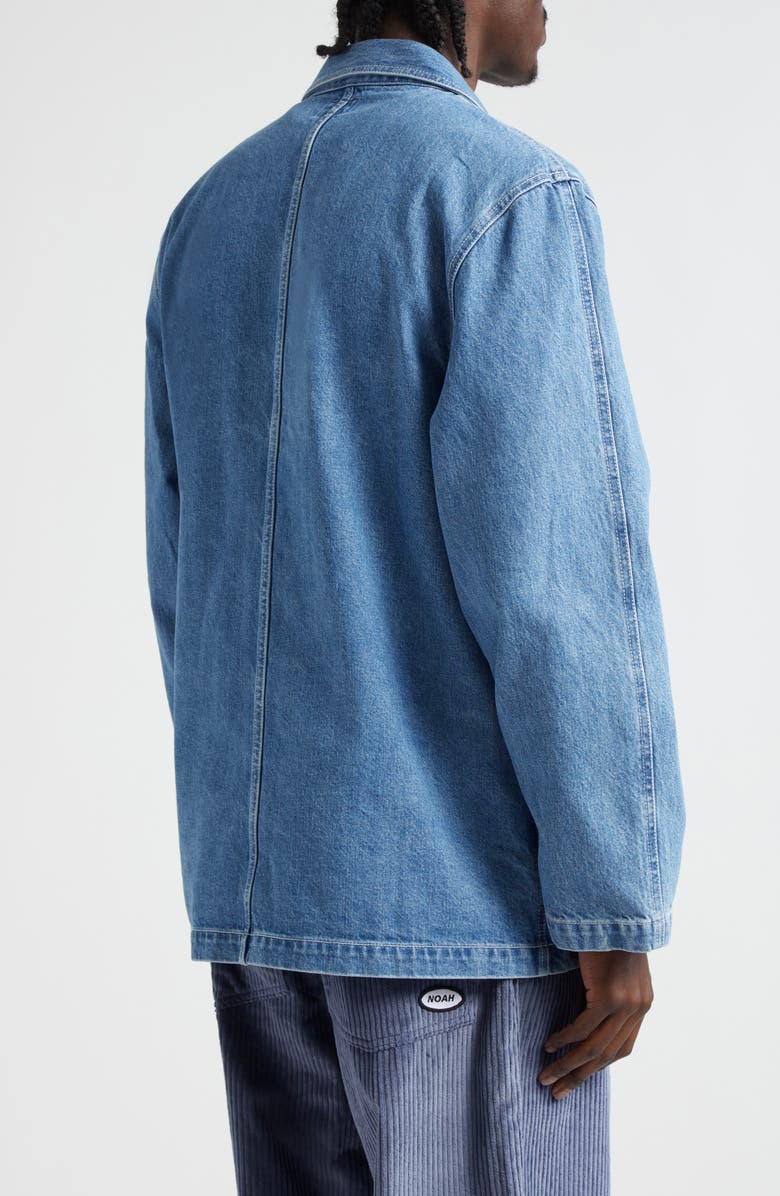 Noah Double Breasted Denim Sport Coat, Alternate, color, 