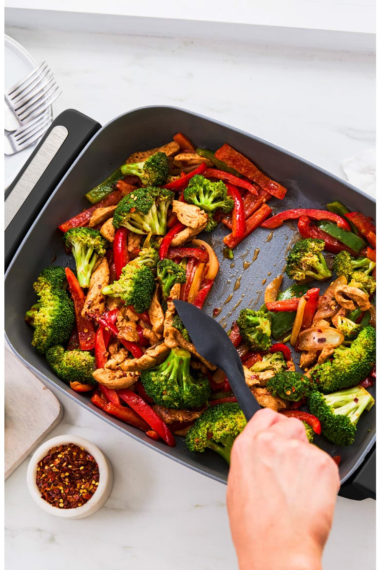 Advanced Electric 7-Quart Skillet, Alternate, color, GRAPHITE