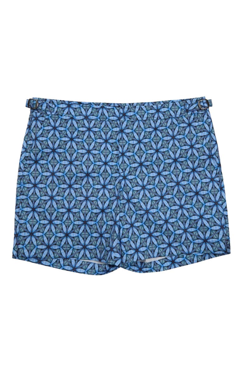 Lords of Harlech Tribal Mens Swim Tailored Short, Alternate, color, Tribal Blue