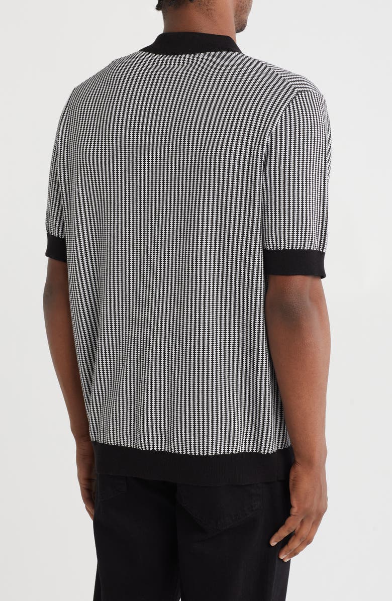 TRUTH Knit Polo, Alternate, color, Black/ White