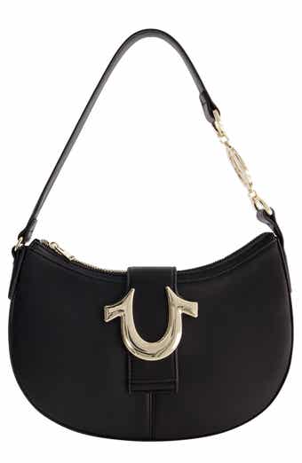 True Religion Horseshoe Strap Crescent Shoulder Bag