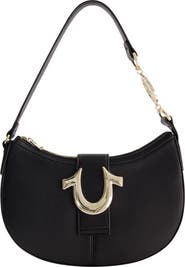 True Religion Horseshoe Strap Crescent Shoulder Bag