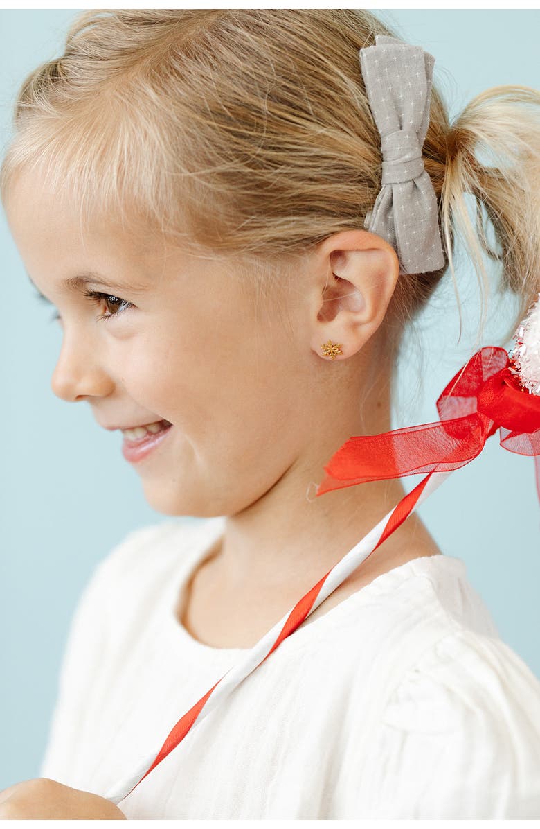 Pip Pop Snowflake Stud Earrings, Alternate, color, Gold