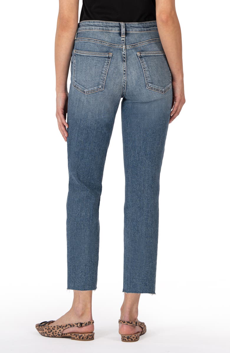 KUT from the Kloth Rachael Fab Ab High Waist Crop Mom Jeans, Alternate, color, 