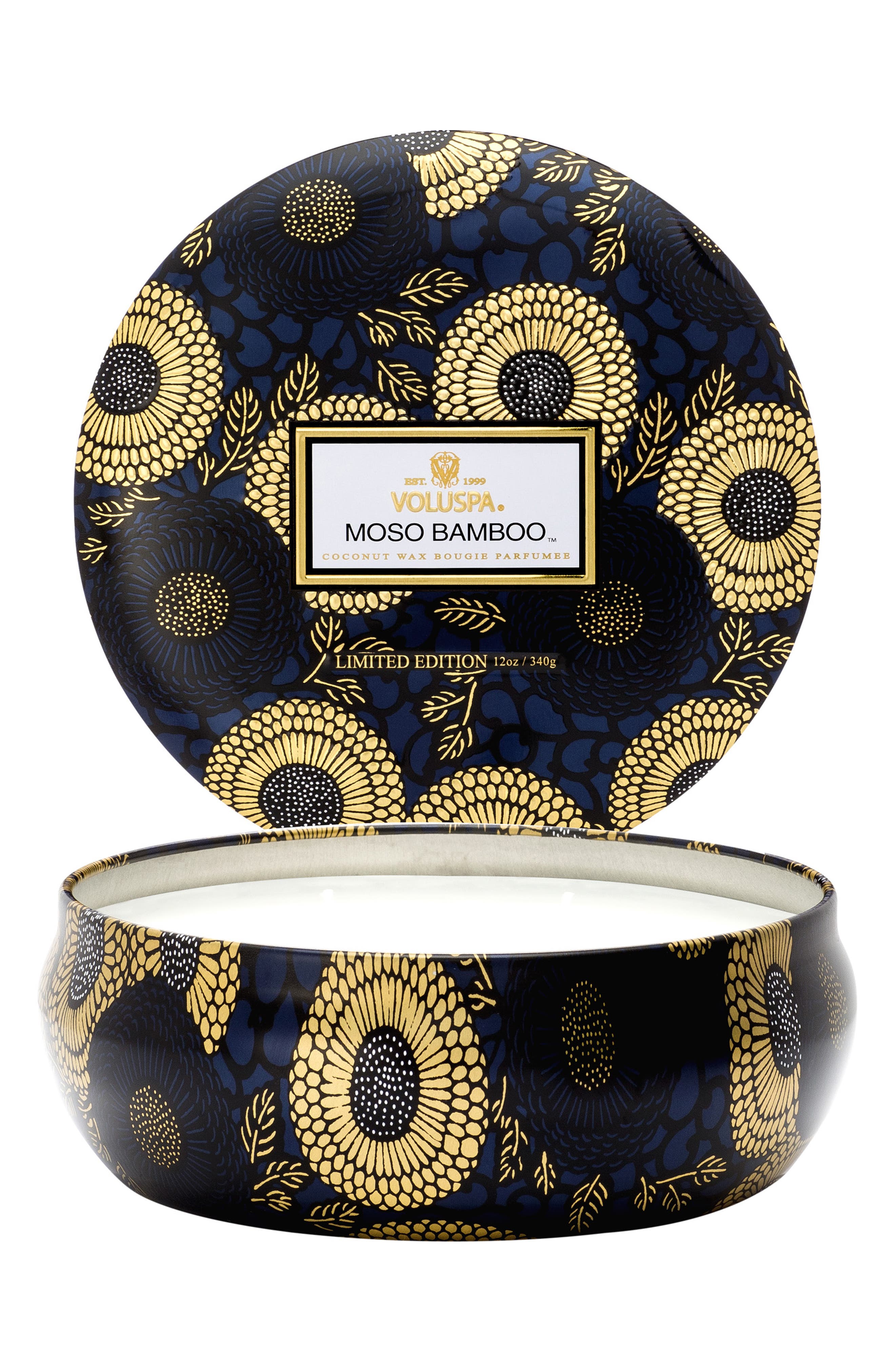 Voluspa Japonica 3-Wick Tin Candle in Moso Bamboo 