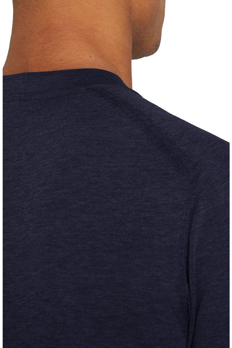Victoria Cotton & Silk T-Shirt, Alternate, color, MIDNIGHT
