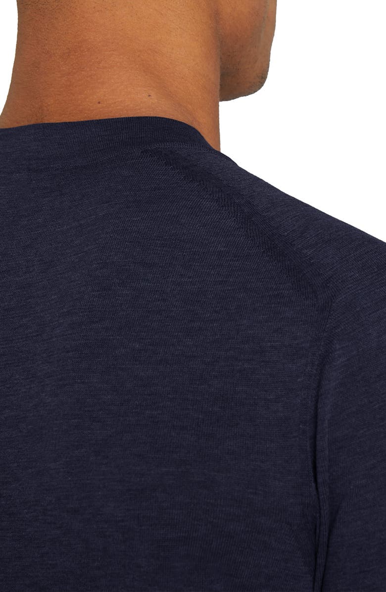 Jack Victor Victoria Cotton & Silk T-Shirt, Alternate, color, Midnight