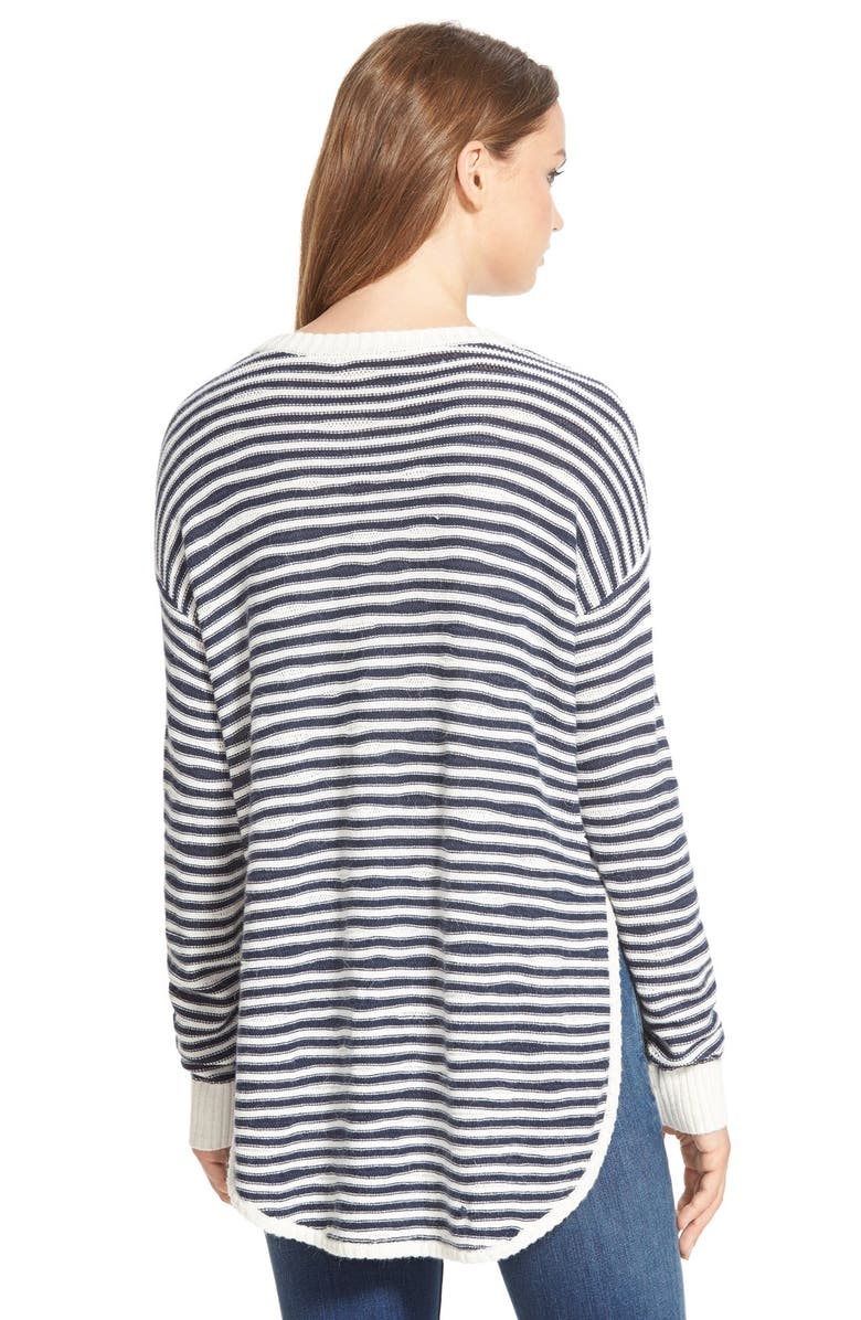 Treasure & Bond Treasure&Bond Asymmetrical Stripe Sweater, Alternate, color, 