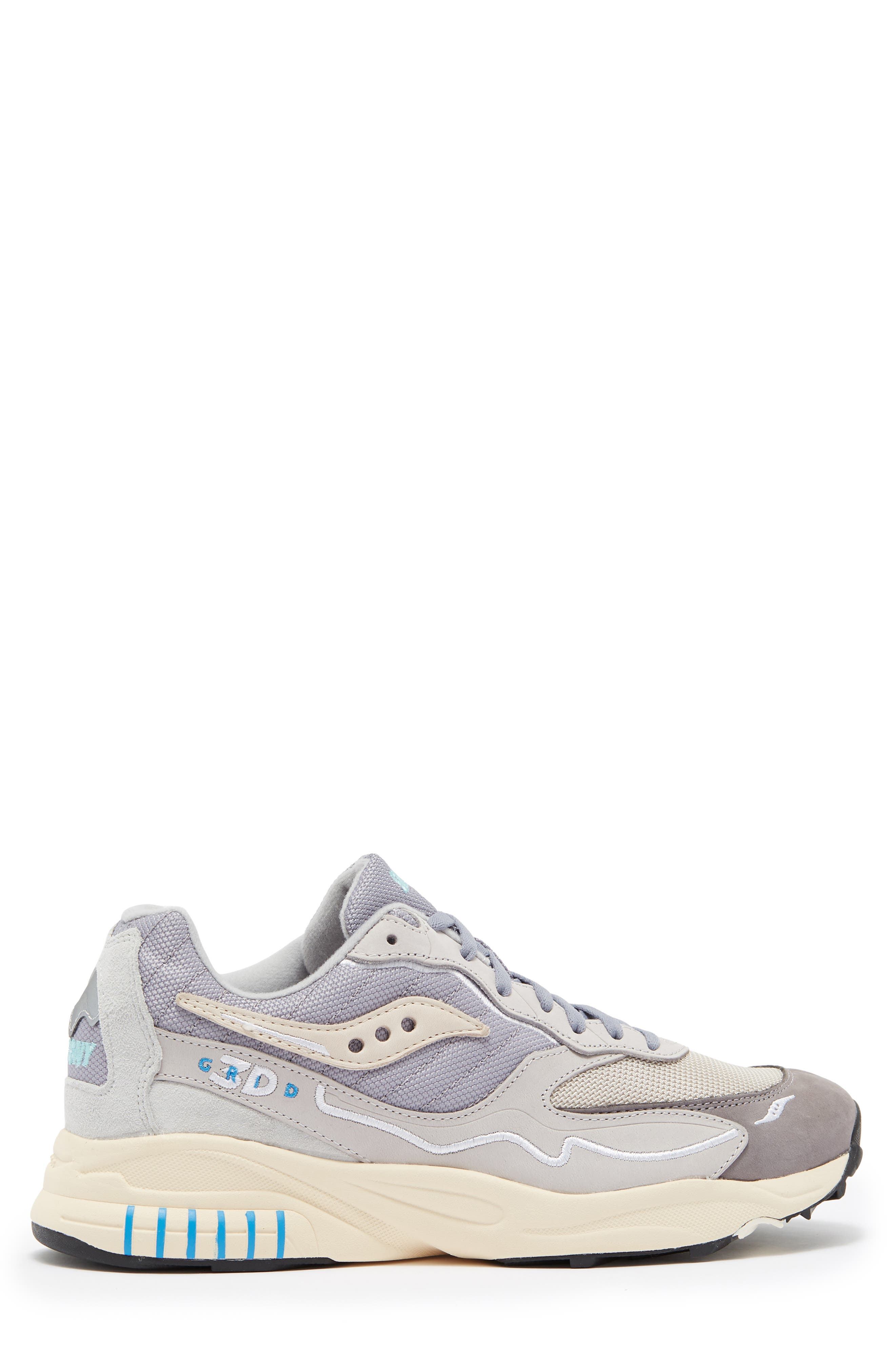 Saucony 3D Grid Hurricane Sneaker, Alternate, color, 
