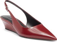 Nordstrom Rhianon Wedge Slingback Leather Pump