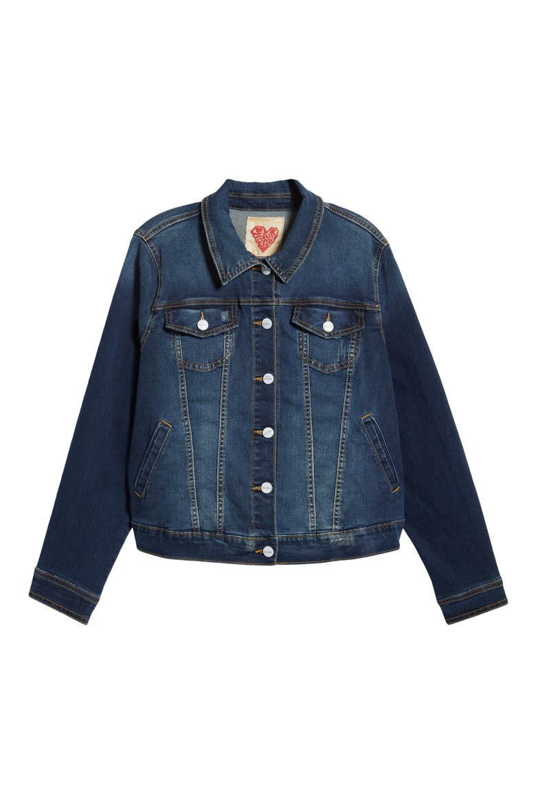 Denim Jacket, Alternate, color, AURORA