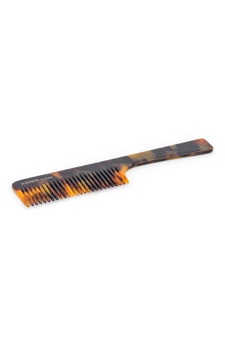 Alexandre de Paris Chambord Acetate Tortoiseshell Hair Comb, Alternate, color, Tortoiseshell