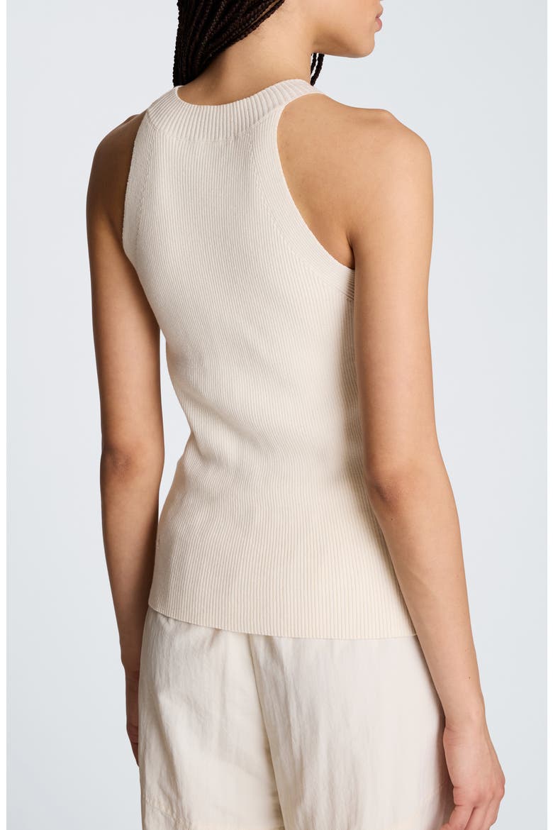 High Crewneck Cutaway Tank, Alternate, color, OYSTER