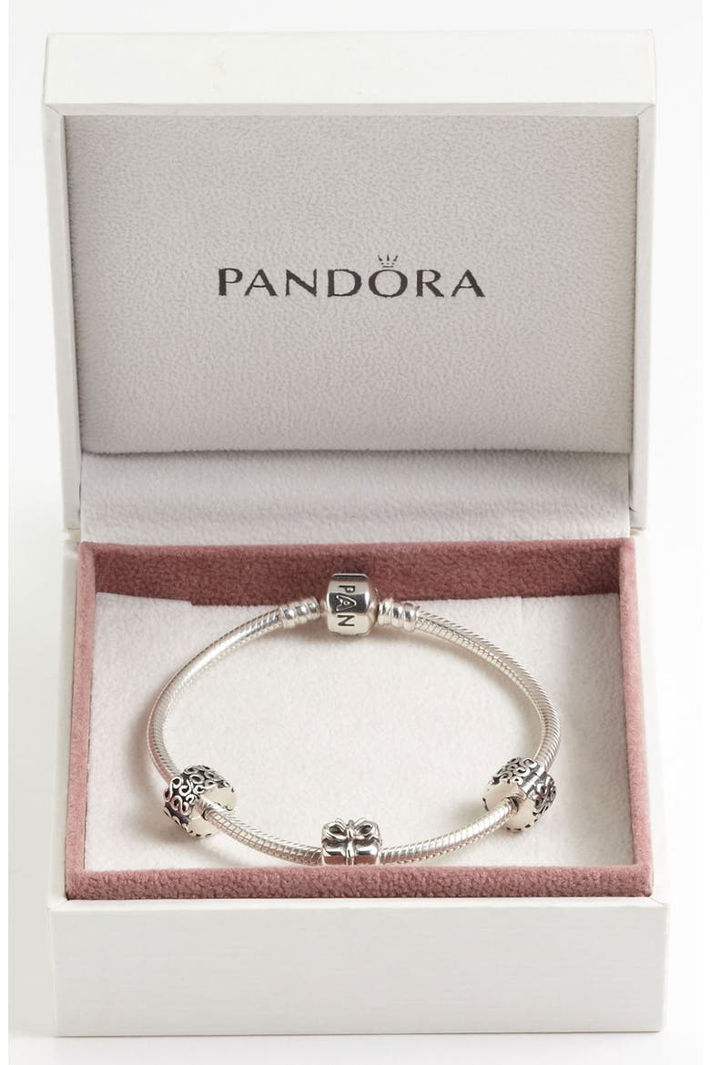 Boxed Holiday Bracelet Gift Set (Limited Edition), Alternate, color, STERLING SILVER