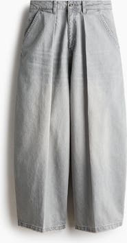 H&M Barrel Leg Regular Waist Jeans