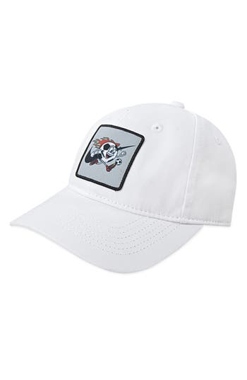 Nike Kids' Logo Patch Baseball Cap In White