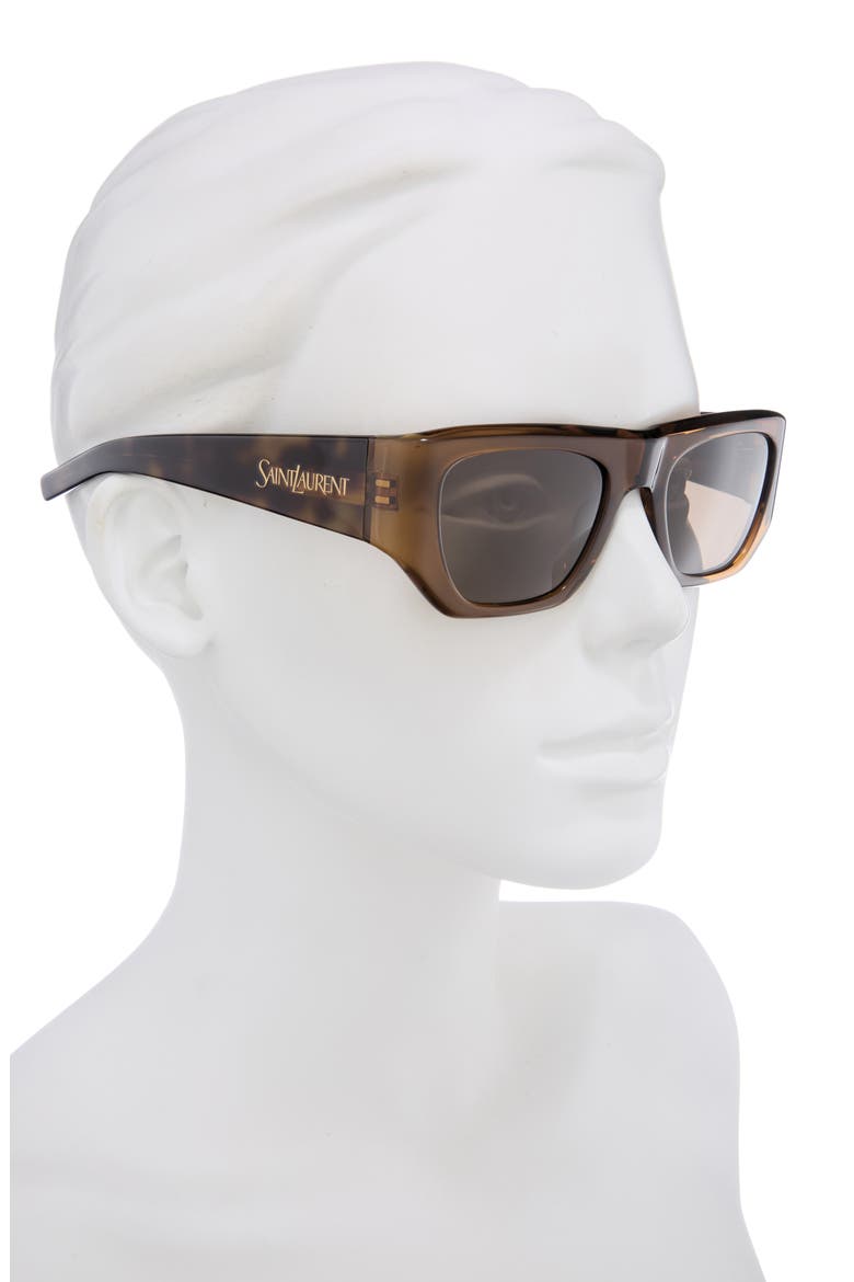 Rectangular Sunglasses, Alternate, color, BROWN HAVANA BROWN