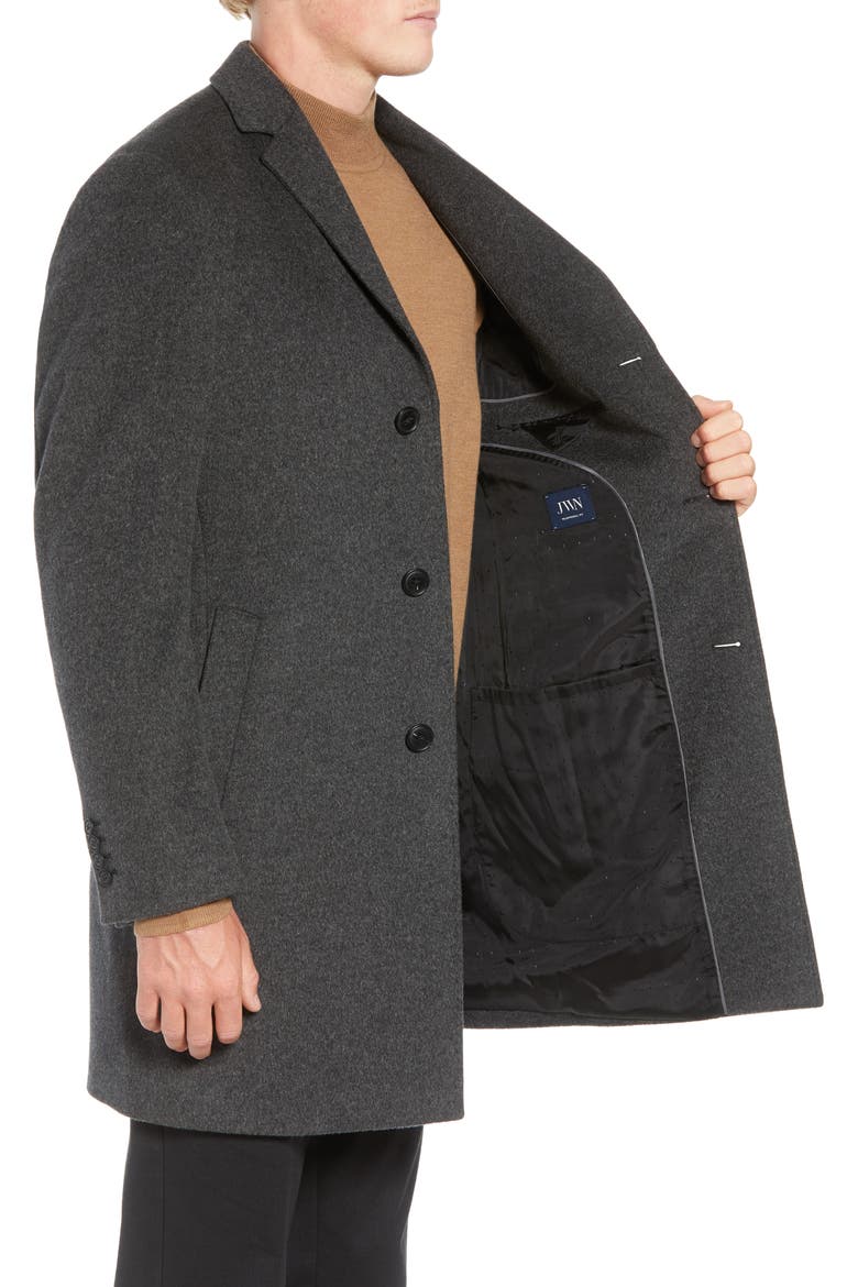 Mason Wool & Cashmere Overcoat, Alternate, color, CHARCOAL