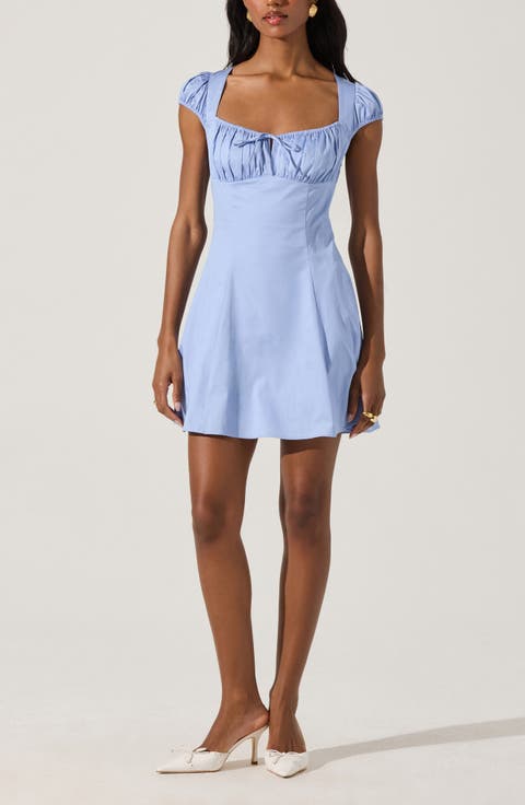 Poplin Fit & Flare Dress