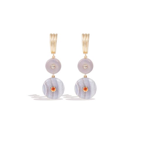 Evolve Stone Inlay Chandelier Earring