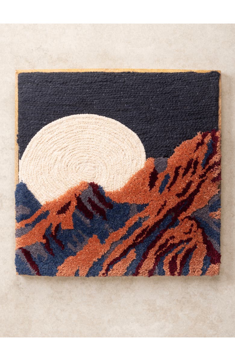 GAURI KOHLI Mirza Tufted Wall Art 18"x18", Main, color, Multicolored