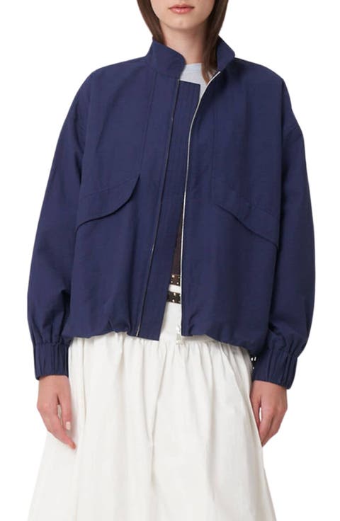 Sable Water Repellent Cotton Blend Jacket