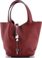 Pre-Owned Hermes Picotin Lock Bag Clemence MM