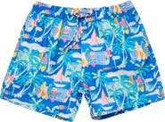 Snapper Rock Kids' Breakwater Beach UPF 50+ Swim Trunks