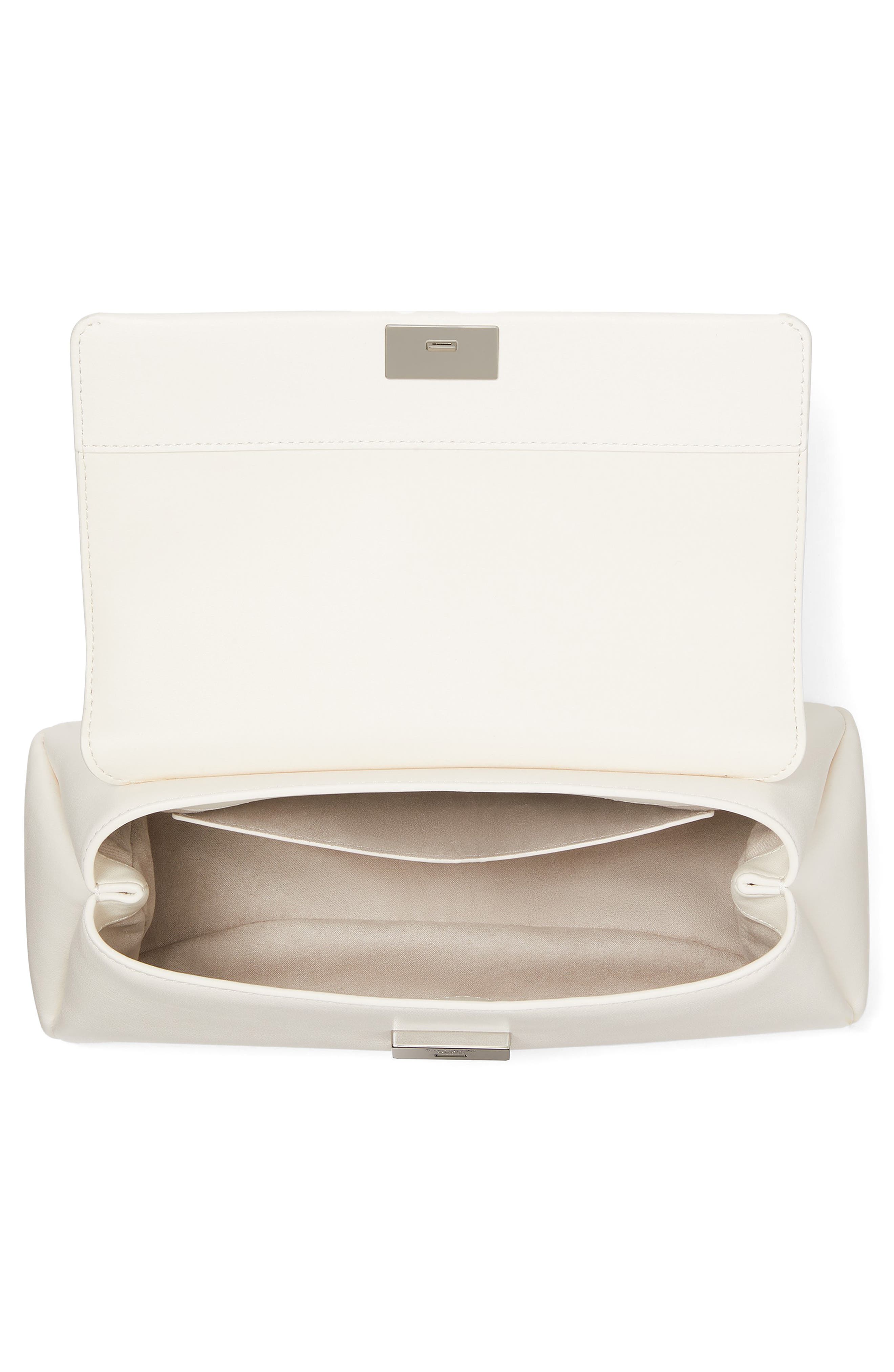 Kate Spade New York grace smooth leather convertible shoulder bag, Alternate, color, Cream.