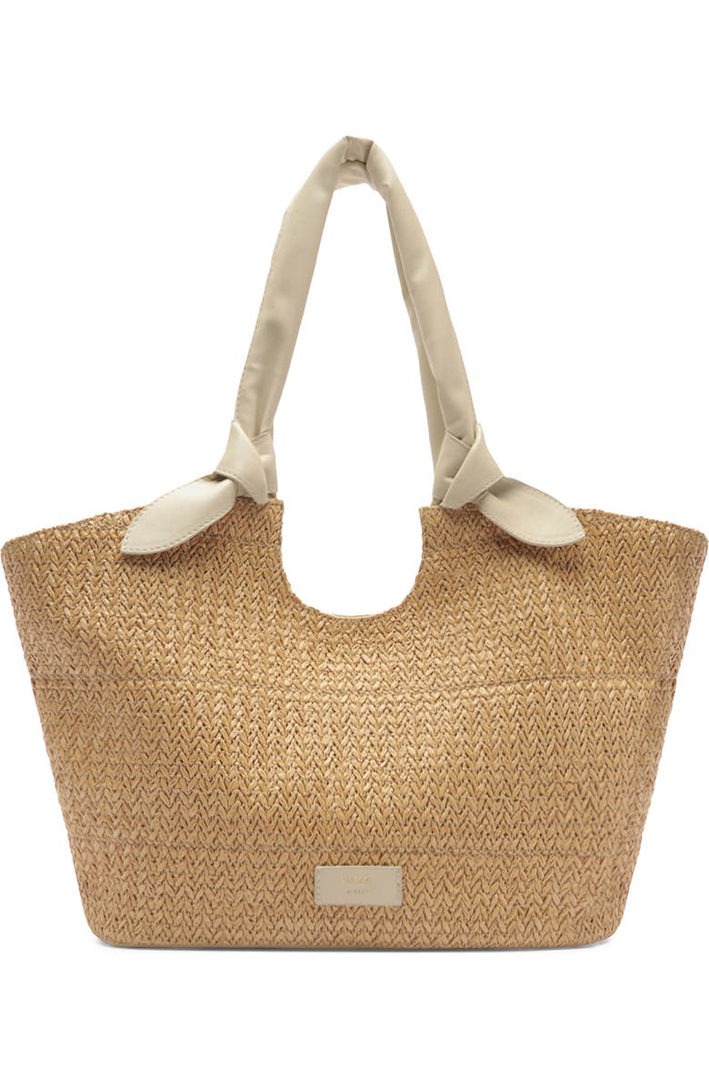 Arezzo Large Carmela Shopper Bag, Main, color, Natural/ Panacota