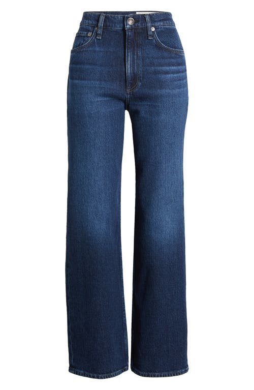 Rag & Bone Sofie High-rise Ankle Wide Leg With Cuff Jeans Dwnjl In Branson