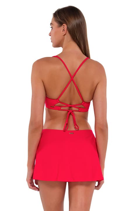 Sporty Swim Skirt Bottoms