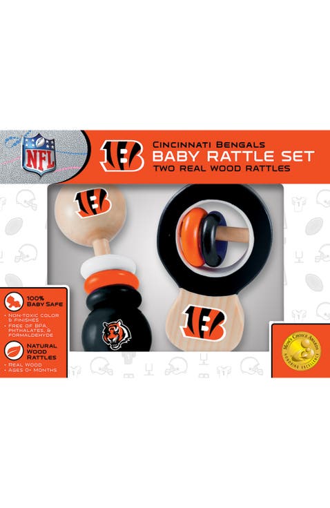 Cincinnati Bengals Baby Rattles 2-Pack