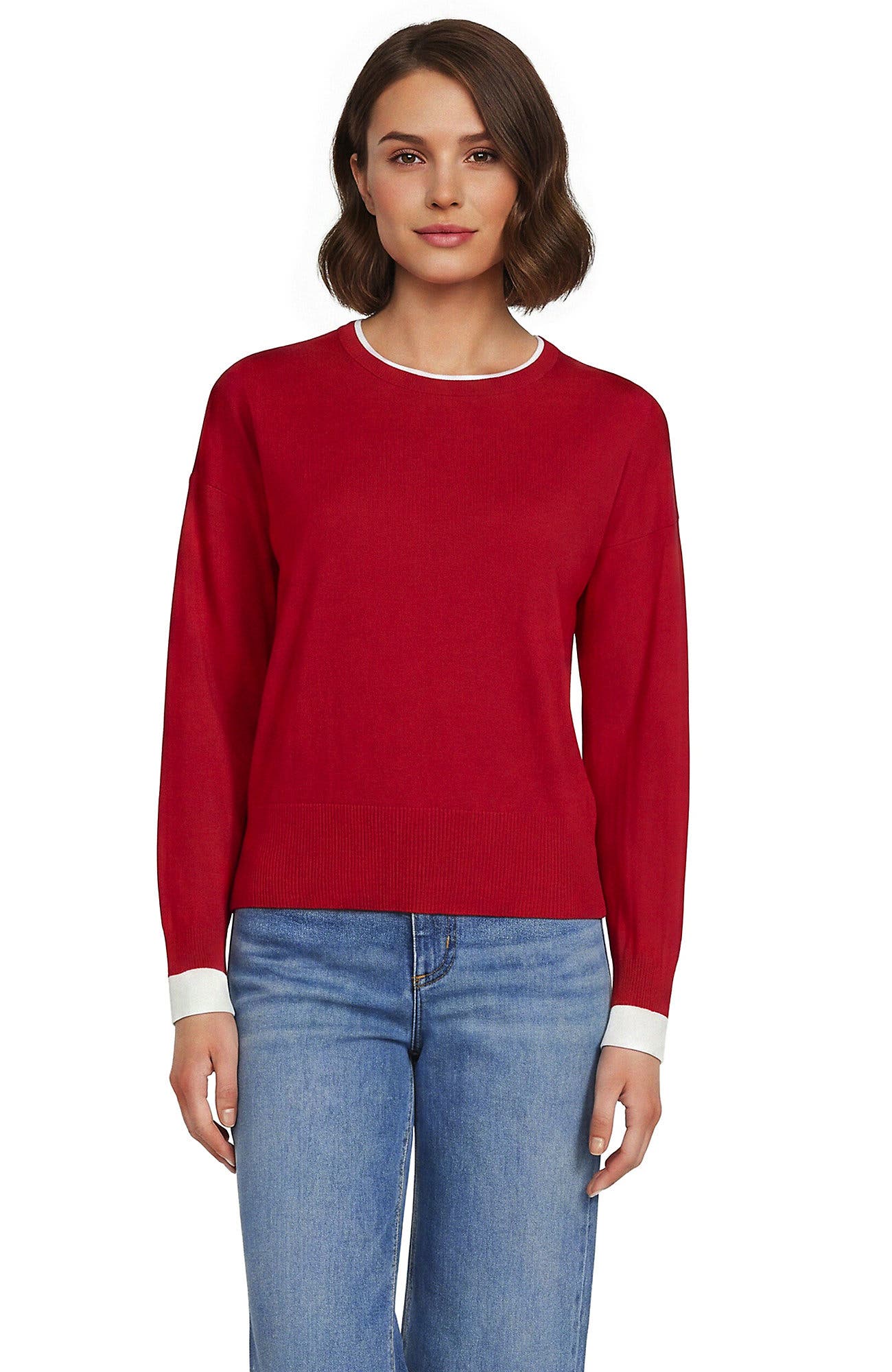 selected Compass Red/White