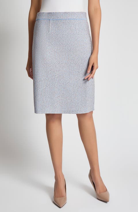 laubeblanc Mix tweed Pencil skirt（Mix tweed Pencil skirt