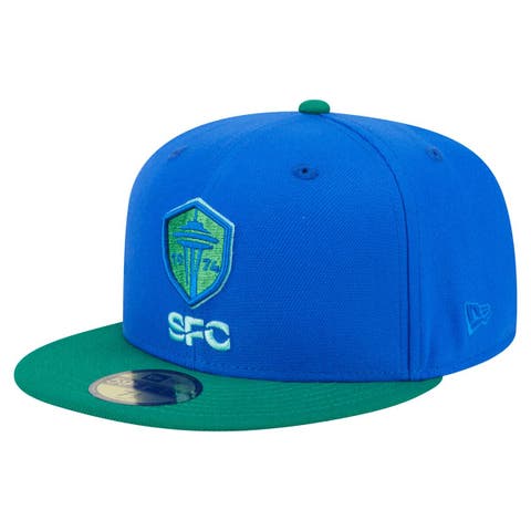 Men's New Era  Blue Seattle Sounders FC 2025 Kickoff 59FIFTY Fitted Hat