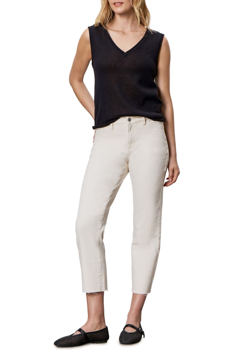 Sanctuary Stripe Sweater Tank, Alternate, color, Black