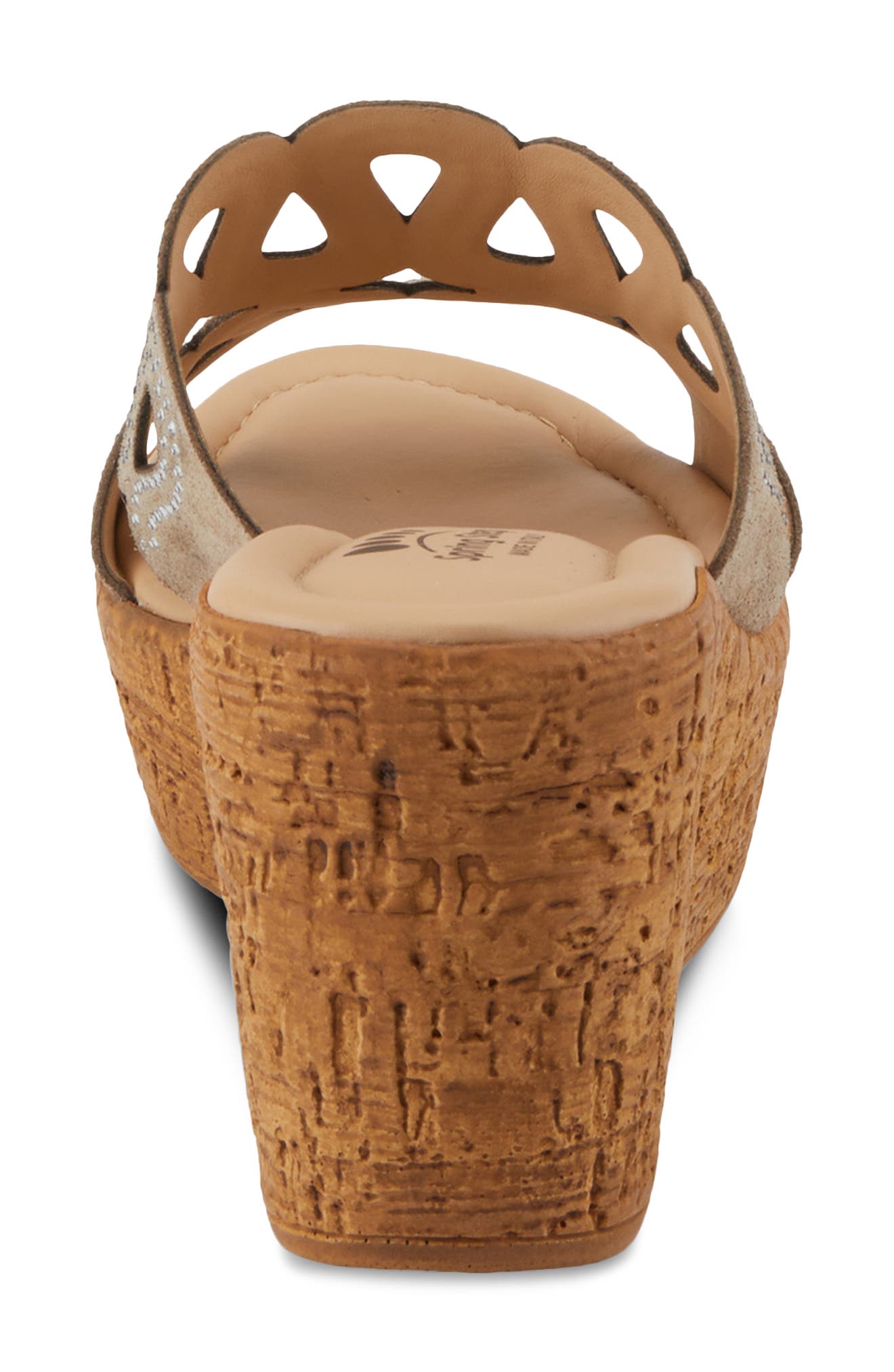 Spring Step Steamy Crystal Embellished Wedge Sandal, Alternate, color, 