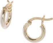 Argento Vivo Sterling Silver Small Hoop Earrings
